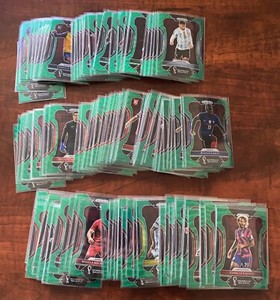 2022 Panini Prizm World Cup Qatar - GREEN WAVE PRIZM - Pick/Complete Your Set