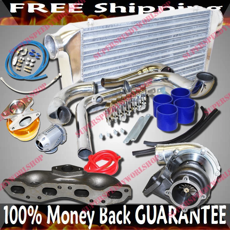 Модернизированные комплекты турбонаддува GT35 Turbo только для 89-94 Nissan 240SX S13 SR20DET - Изображение 1 из 1