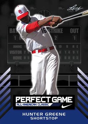 10 ct lot Rare assorted 2016 Leaf Perfect Game Nike HUNTER GREENE Rookies gem rc - Image 1 of 3