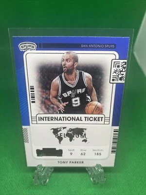 Tony Parker 2021-22 Panini Contenders Basketball #2 International Ticket Card - Image 1 of 2