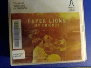 PAPER LIONS My Friends (CD 2012) 10 Songs Indie Pop Canada EX LIBRARY - Picture 1 of 1