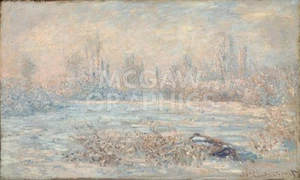 Le Givre 1880, Claude Oscar Monet, Wall Decor Art print 11" x 14" 2600 - Picture 1 of 1