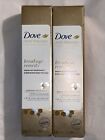 2 Dove Hair Therapy BREAKAGE REMEDY Leave-On Treatment Serum 3.3oz Nutrient Lock