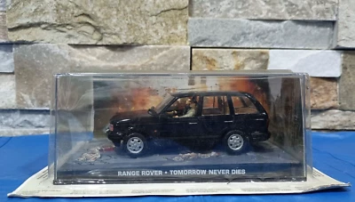 007 James Bond Range Rover - Tomorrow Never Dies - Die cast 1/43 Modellino Auto - Immagine 1 di 4