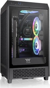 Thermaltake the Tower 200 Tempered Glass Mini Tower Black Edition - Picture 1 of 7