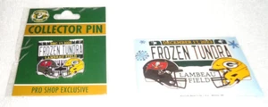 GREEN BAY PACKERS/TAMPA BAY BUCS GAME DAY PIN, MAGNET DATED DECEMBER 17, 2023 - Picture 1 of 3