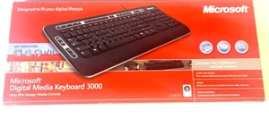 Microsoft Digital Media Keyboard 3000 Wired Mac / PC New in Box Free Shipping - Picture 1 of 4