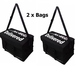 Bolsas de pizza extra grandes aisladas de alta resistencia para llevar caliente 18x12x10"" pulgadas - Imagen 1 de 11