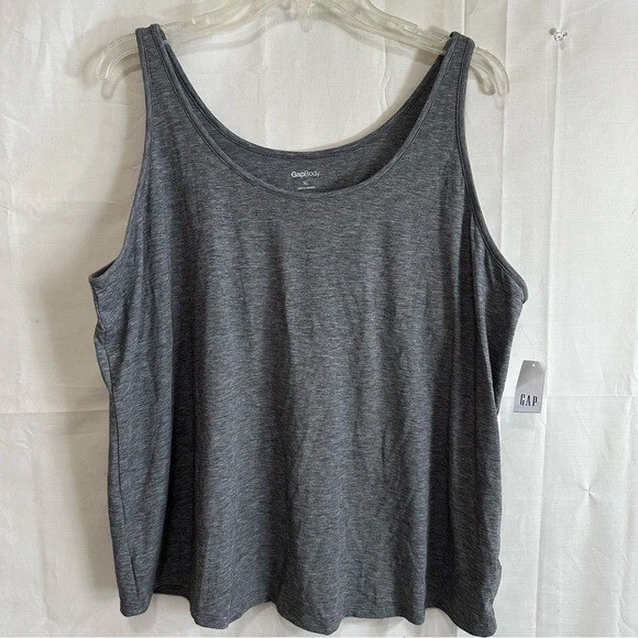 Camiseta sin mangas GAPBody Breathe Support gris XL para mujer Foto 1 de 4