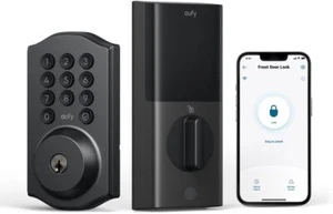 Cerradura inteligente eufy C30 cerradura de puerta de entrada sin llave Wi-Fi cerrojo control de aplicación bloqueo automático - Imagen 1 de 6