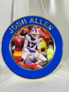 GOLD BÜFFELSCHEINE JOSH ALLEN MÜNZE MEDAILLON MVP - Bild 1 von 3