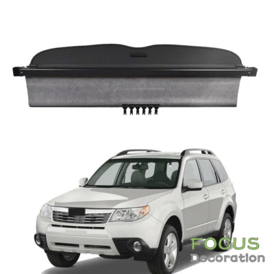 Cubierta de carga Tonneau protector de maletero de seguridad para Subaru Forester 2009 2010-13 Foto 1 de 4