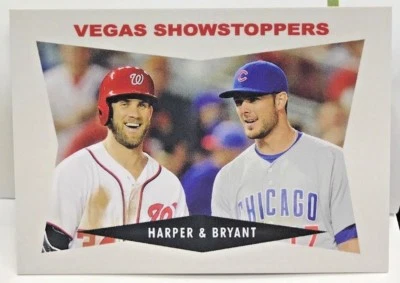 Bryce Harper/Kris Bryant 2018 Topps Throwback Thursday '60 Design #175  SP /1029 - Image 1 of 2