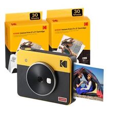 KODAK Mini Shot 3 Retro 4PASS 2-in-1 Instant Camera and Photo Printer (3x3
