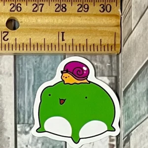 Frog Reusable Waterproof Vinyl Sticker Decal - Picture 1 of 8