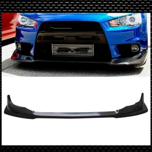 Labbro paraurti anteriore in fibra di carbonio per Mitsubishi Lancer Evolution X EVO 10 2008-2015 - Foto 1 di 9