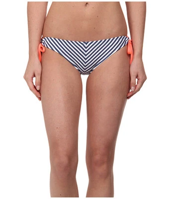 SPLENDID SPORTY BLUES TUNNEL BIKINI SWIM TIE TUNNEL BOTTOMS MULTI MEDIUM NEW $48 - Image 1 of 4