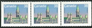Canada sc#1165-1165as Houses of Parliament Strip of 3 from Booklet Bk101 Mint-NH - Picture 1 of 6