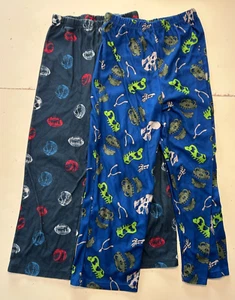 Lot of 2 Boys Up Late Pajama Pants Blue Size M (6-8) - Picture 1 of 6