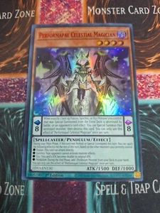 Yu-Gi-Oh! TCG Performapal Celestial Magician LDS3-EN130 Red Ultra Rare 1st Ed NM - Picture 1 of 4