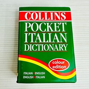 Collins Pocket Italian Dictionary Colour Edition Small Sized Book Language