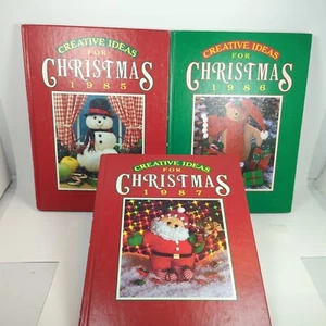 (3) Creative Ideas For Christmas Hardcover Books 1985 1986 1987 Oxmoor House - Picture 1 of 10
