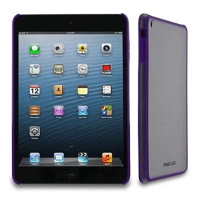 3X Brand New rooCASE fuse iPad Mini Purple Frost Apple 7.9 Inch Snap On Case - Изображение 1 из 4
