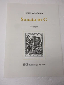 James Woodman Sonate in C für Orgel Noten ECS Verlag - Bild 1 von 3