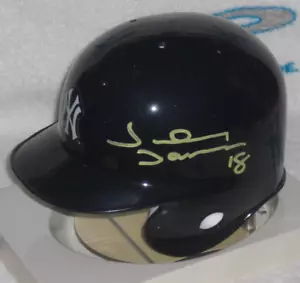 MINICASCO RIDDELL DE LOS NEW YORK YANKEES FIRMADO POR JOHNNY DAMON - J.S.A. Autenticado - Imagen 1 de 5