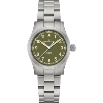 Reloj Hamilton Khaki Field cuarzo 33 mm esfera verde H69301160 Foto 1 de 3