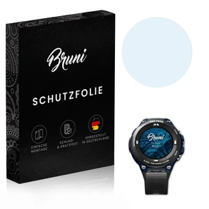 Bruni 2x Folie für Casio WSD-F20A Schutzfolie Displayschutzfolie - Zdjęcie 1 z 8
