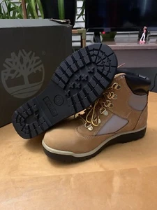 NEW TIMBERLAND® 6-INCH L/F Wheat Nubuck WATERPROOF FIELD BOOTS Size (4) - Picture 1 of 7