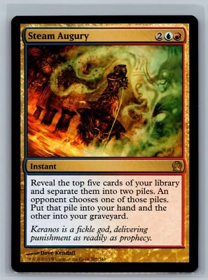 Magic The Gathering Theros Steam Augury #205/249 MTG TCG CCG - Image 1 of 2