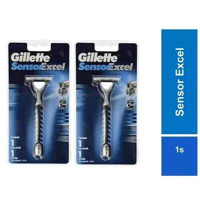 Navaja Gillette Sensor Excel 2 piezas envío gratuito a todo el mundo - Imagen 1 de 4