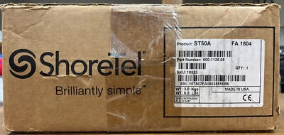 SHORETEL ST50A VOICE SWITCH 600-1135-08 EXCELLENT + BRACKETS - Image 1 of 4