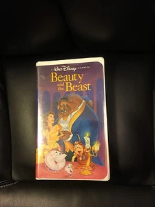 Beauty and the Beast (VHS, 1992) WALT DISNEY BLACK DIAMOND #1325 - Imagen 1 de 4