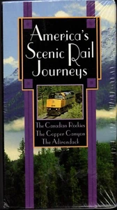 Lot 3 VHS Set America's Scenic Rail Journeys Canadian Rockies Copper Canyon + - Picture 1 of 2