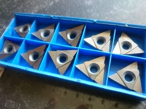 10 Valenite carbide grooving tips TPMC 54 NG VC5 ( TPMC 54NG TPMC54NG sandvik ) - Picture 1 of 2