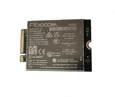 Fibocom FM101-GL DW5824e Qualcomm Snapdragon X12 Global LTE-A M.2 Modem w/eSIM - Image 1 of 2
