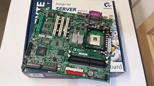 Gigabyte GA-8IRXR server board, socket 478 2xDDR support ECC RAM Adaptec 7899G - Picture 1 of 3