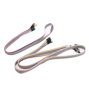 ATX PC Compute Motherboard Power Cable On/Off/Reset LED Light Power Reset Sw.ar - Photo 1/13