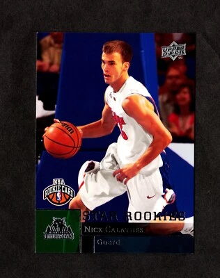 2009-10 UPPER DECK RC #221 NICK CALATHES - FLORIDA - ROOKIE CARD - Image 1 of 2