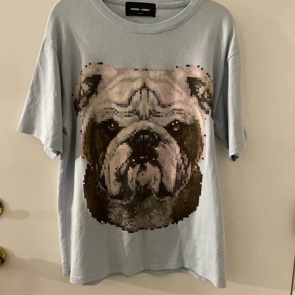 Camiseta Bulldog Hombre Mujer Mediana Envío Gratis RARA Totalmente Nueva Foto 1 de 3