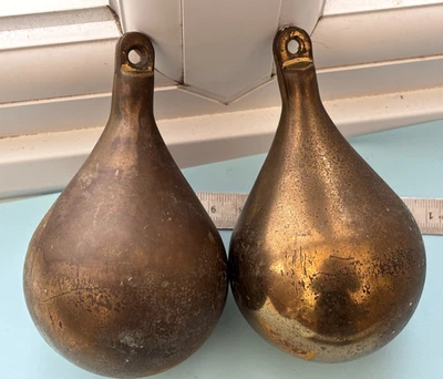 Zaandam Zaanse Dutch Clock Dutch 2 weight for clock maker total weight 2670 gram - Image 1 of 4