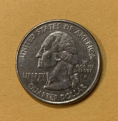 🇺🇸2001-P 25C US Quarter, New York 🍎 50 States, Rare Mint Mark Error - Image 1 of 3