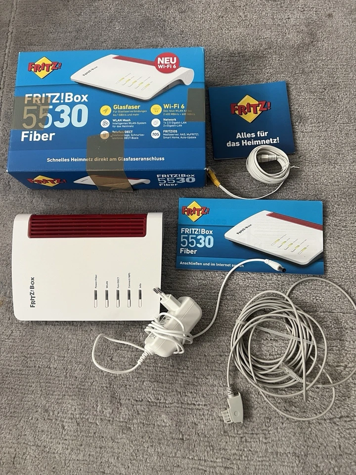 FRITZ!Box 5530 Fiber GPON  inkl. OVP - Bild 1 von 1