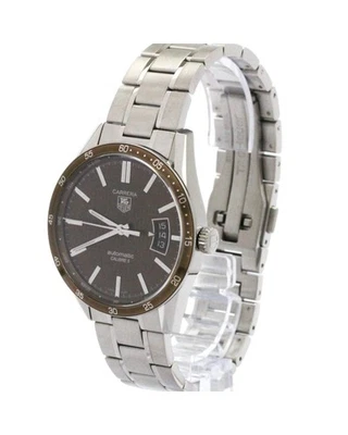 Preloved tag heuer Automatic Wrist Watch Men Brown Bags One Size Foto 1 de 4