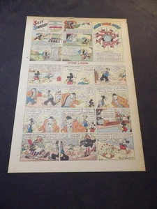 Mickey Mouse - Feb 24, 1935 - Tab-Size Sunday - Long-billed Donald Duck - Picture 1 of 2