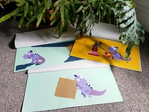 Original Artwork Design für die Bücher mit Lola und Tyrone X3 Stück - Bild 1 von 8