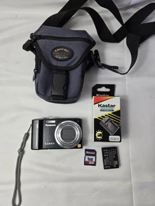 Panasonic LUMIX DMC-ZS6 12.1MP 12x LEICA Optical Zoom Black Camera Bundle - Picture 1 of 5